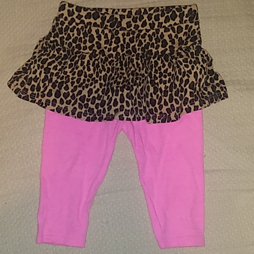 Pants w skirt overtop